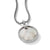 Load image into Gallery viewer, DY Elements® Disc Pendant with Mother of Pearl and Pavé Diamond Rim
