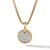David Yurman DY Elements Enhancer with Pavé Diamonds in 18K Yellow Gold