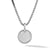 Back of David Yurman DY Elements Disc Pendant with Pavé Diamonds