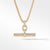 Lexington Pendant in 18K Yellow Gold with Full Pavé Diamonds
