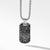David Yurman Streamline Tag Pendant with Black Diamonds