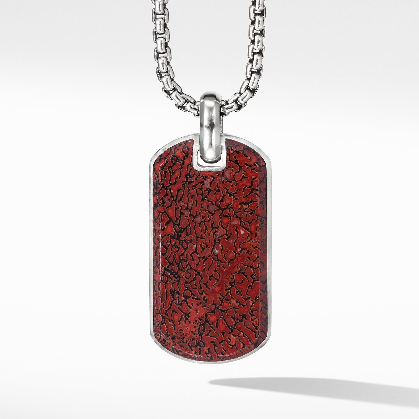 Streamline® Tag with Red Agate