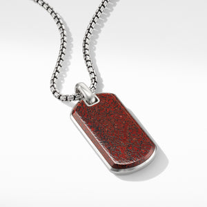 Streamline® Tag with Red Agate