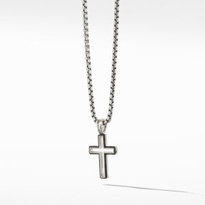 Forged Carbon Cross Pendant