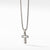 Forged Carbon Cross Pendant