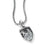 St. Michael Amulet with Pavé Black Diamonds