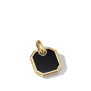 Roman Amulet in 18K Yellow Gold with Black Onyx