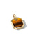 Roman Amulet in 18K Yellow Gold with Tiger&#39;s Eye
