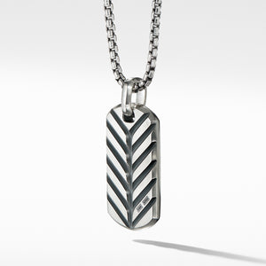 David Yurman The Chevron Collection Pendant in Sterling Silver