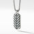 David Yurman The Chevron Collection Pendant in Sterling Silver