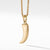 Roman XL Claw Amulet in 18K Yellow Gold