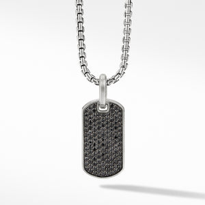 Streamline® Tag with Pavé Black Diamonds