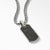 Streamline® Tag with Pavé Black Diamonds