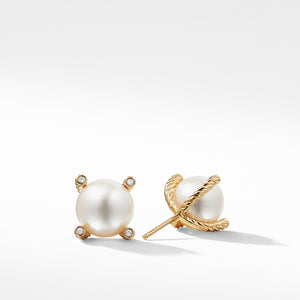 David Yurman Pearl Stud Earrings