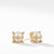Load image into Gallery viewer, South Sea Golden Pearl Earrings with Diamonds in 18K Gold