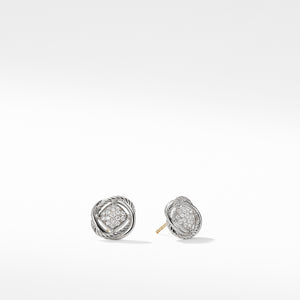 David Yurman Infinity Earrings with Diamonds