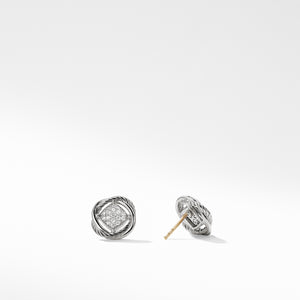 David yurman infinity deals earrings with diamonds