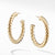 David Yurman Cable Classics Hoop Earrings in 18K Yellow Gold
