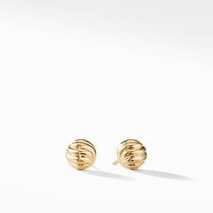 Sculpted Cable Earring in Gold