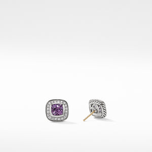 Petite Albion® Earrings with Amethyst and Diamonds