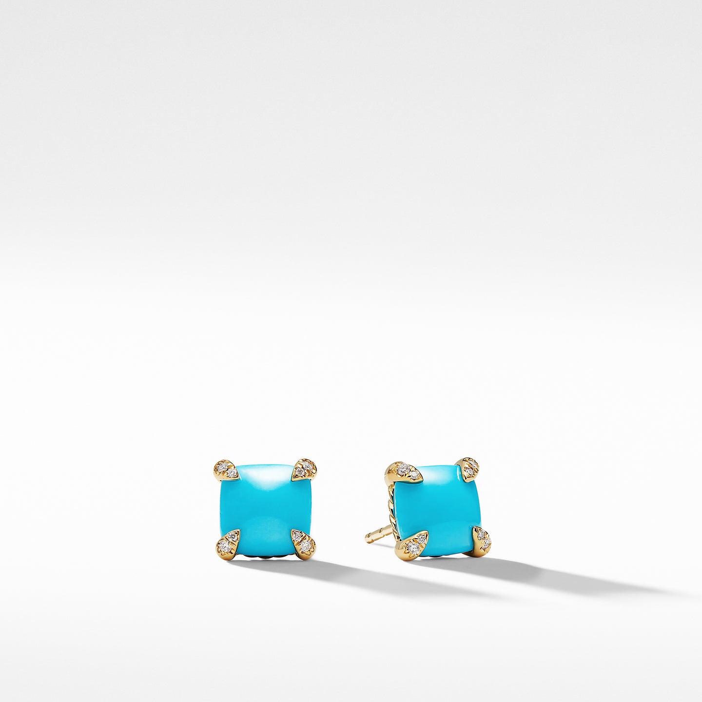 Earrings with Turquoise in 18K Gold