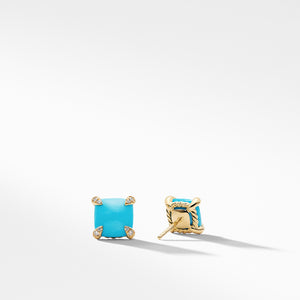 Earrings with Turquoise in 18K Gold