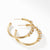 Load image into Gallery viewer, Helena Large Hoop Earring in 18K Yellow Gold with Diamonds