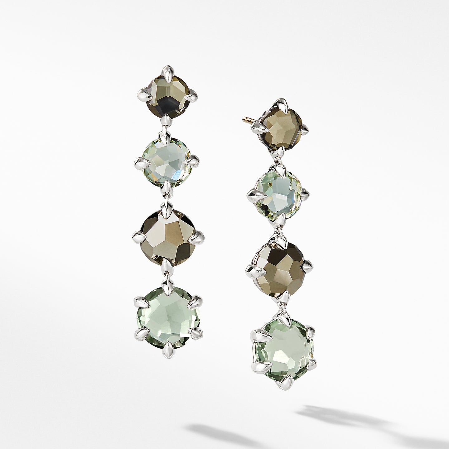 Châtelaine® Drop Earrings with Prasiolite