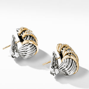 Helena Shrimp Earring with 18K Gold and Diamonds