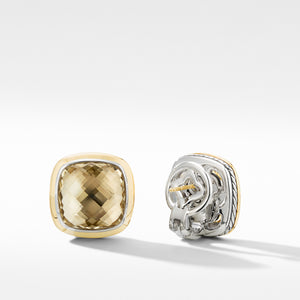 Albion® Stud Earrings with Champagne Citrine and 18K Yellow Gold