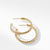 David Yurman Cable Spira Hoop Earrings in 18K Gold