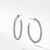 David Yurman Sterling Silver 1&quot; Cable Hoop Earrings