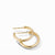 Load image into Gallery viewer, Extra-Small Hoop Earrings in 18K Yellow Gold with Pavé Diamonds