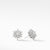 Load image into Gallery viewer, Starburst Small Stud Earrings in 18K White Gold with Pavé Diamonds