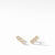 Barrels Stud Earrings in 18K Yellow Gold with Diamonds