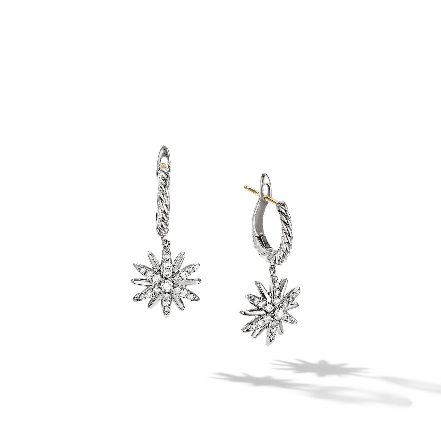 David Yurman Starburst Drop Earrings with Diamonds
