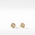 Petite Infinity Stud Earrings in 18K Yellow Gold with Diamonds