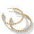 Pavéflex Hoop Earrings in 18K Yellow Gold