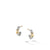 David Yurman X Petite Mini Hoop Earrings with 18K Yellow Gold