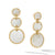 Load image into Gallery viewer, DY Elements® Triple Drop Earrings in 18K Yellow Gold with Mother of Pearl