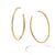 Sculpted Cable Hoop Earrings in 18K Yellow Gold
