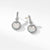 Load image into Gallery viewer, DY Elements Drop Earrings with Mother-of-Pearl in Sterling Silver with Diamonds