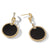Load image into Gallery viewer, DY Elements® Drop Earrings in 18K Yellow Gold with Black Onyx and Pavé Diamonds