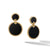 Load image into Gallery viewer, DY Elements® Double Drop Earrings in 18K Yellow Gold with Black Onyx