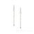 Pearl and Pavé Drop Earrings in Sterling Silver with Diamonds