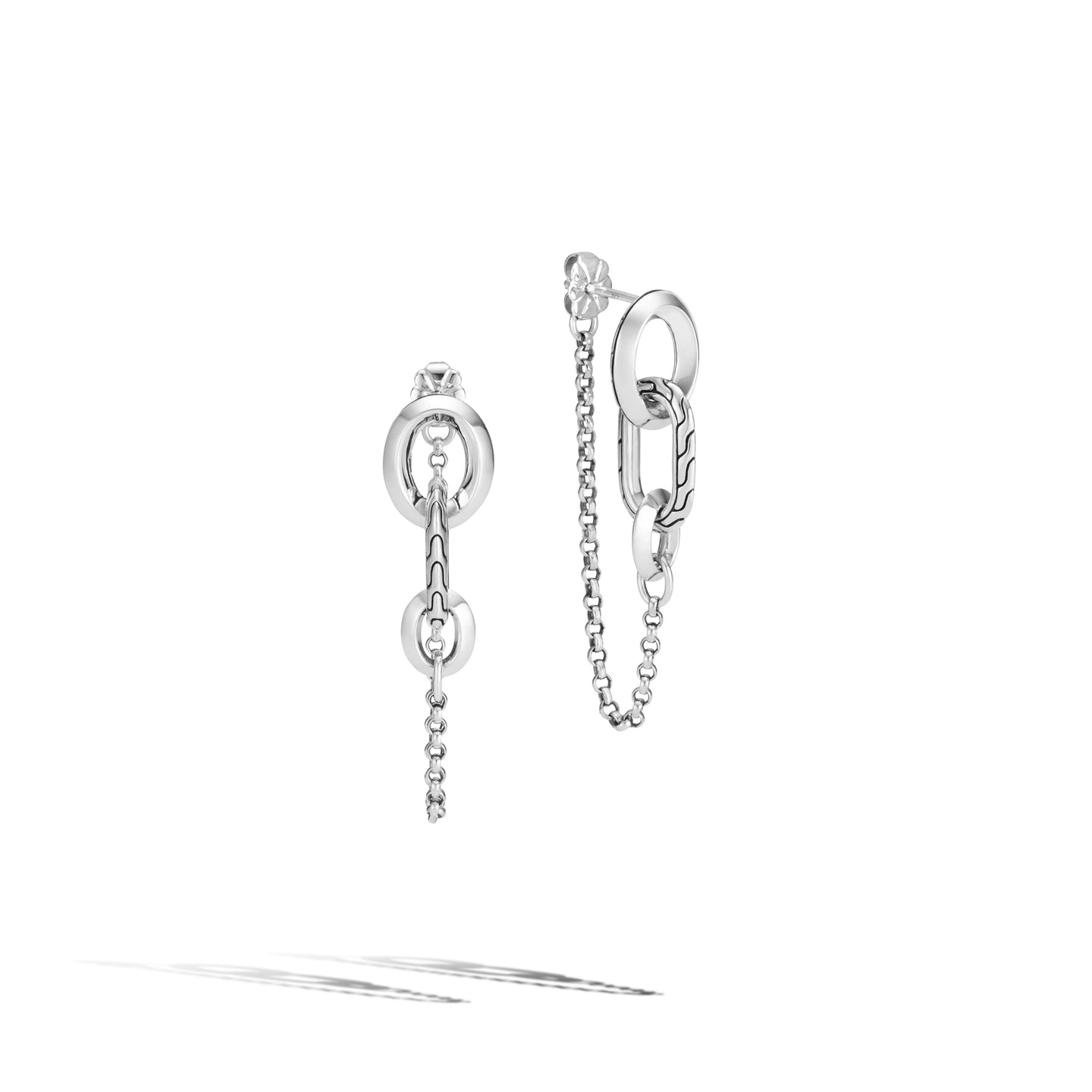 John Hardy Sterling Silver Chain Link Earrings