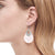 Load image into Gallery viewer, John Hardy Dot Sterling Silver Teardrop Earrings with Mother-of-Pearl on Model