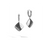 John Hardy Classic Chain Hammered Square Drop Earrings