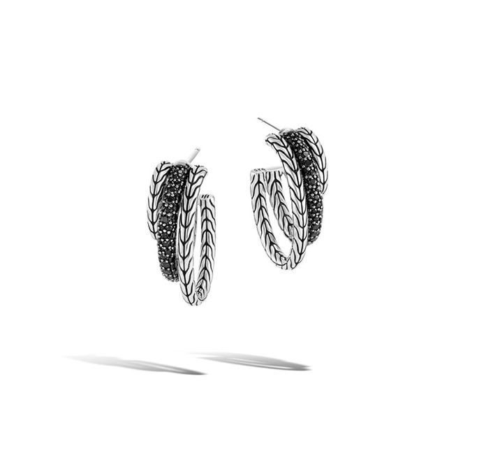 John Hardy Classic Chain Multi-Row Hoops
