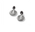 John Hardy Radial Drop Earrings with Black Sapphire